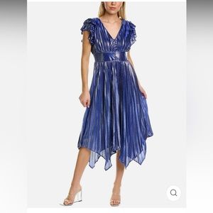 Beulah Midi Blue Dress